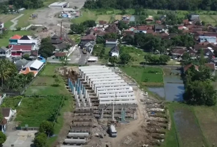 Proyek tol Gresik-Tuban. (Foto: Istimewa)